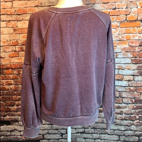 Pink rose sweatshirt - Picture 4 of 5